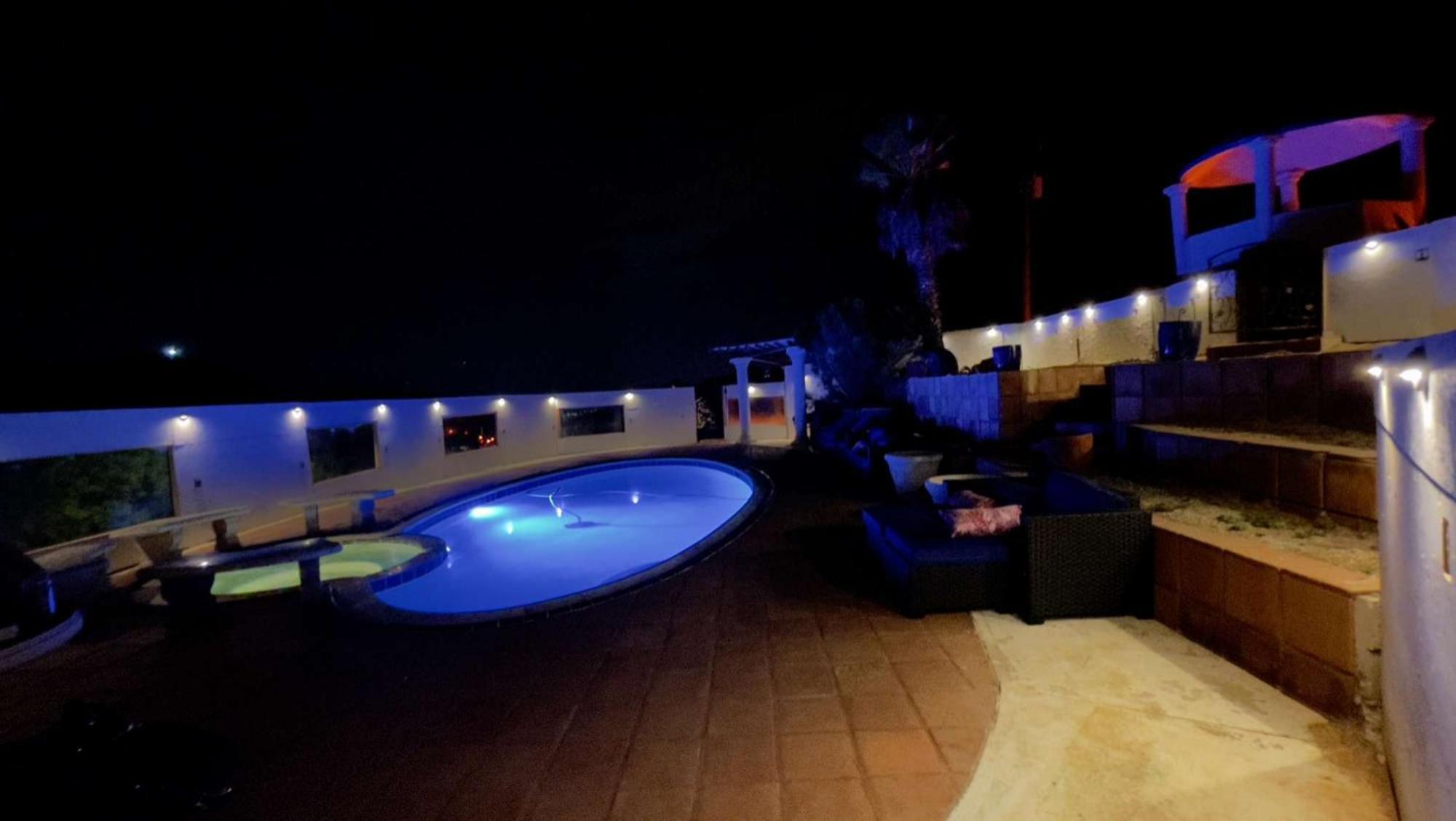 Private Home On 10 Acres - Heated Salt Pool & Jacuzzi, Mountain & City Views, Horseshoes, Basketball, Bbq, Golf Putting, Foosball, Croquet, Bose Stereo, White Cotton Bedding - Hilltop Hacienda, Pool Heat Optional Jamul 외부 사진